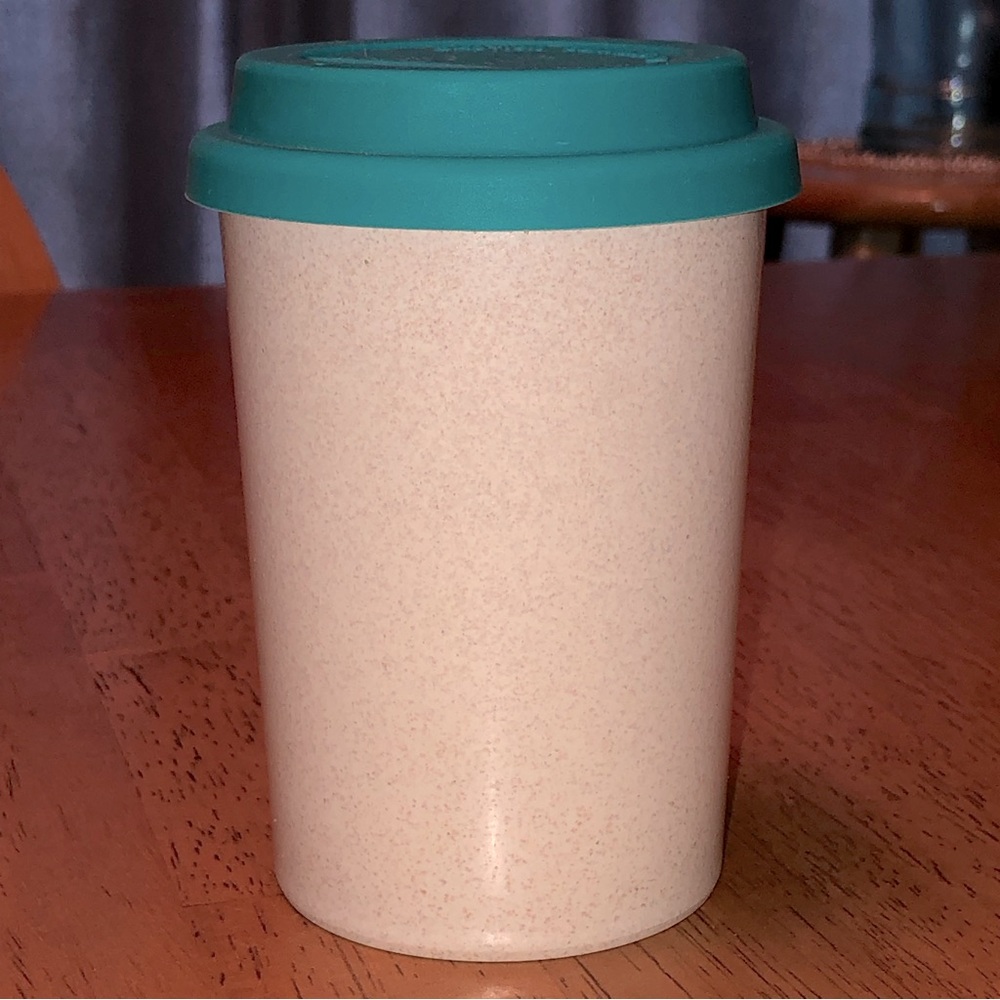 12oz Travel Mug w/ Teal Silicone Lid